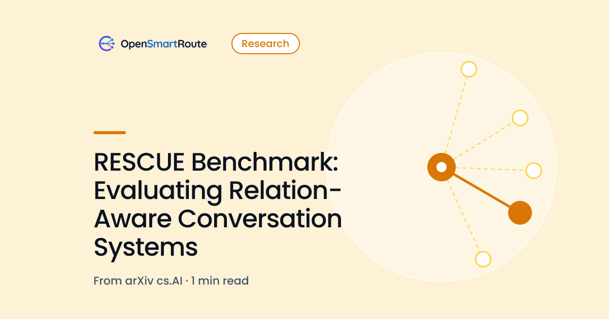 RESCUE Benchmark: Evaluating Relation-Aware Conversation Systems