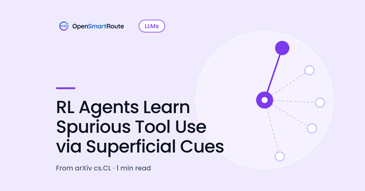 RL Agents Learn Spurious Tool Use via Superficial Cues