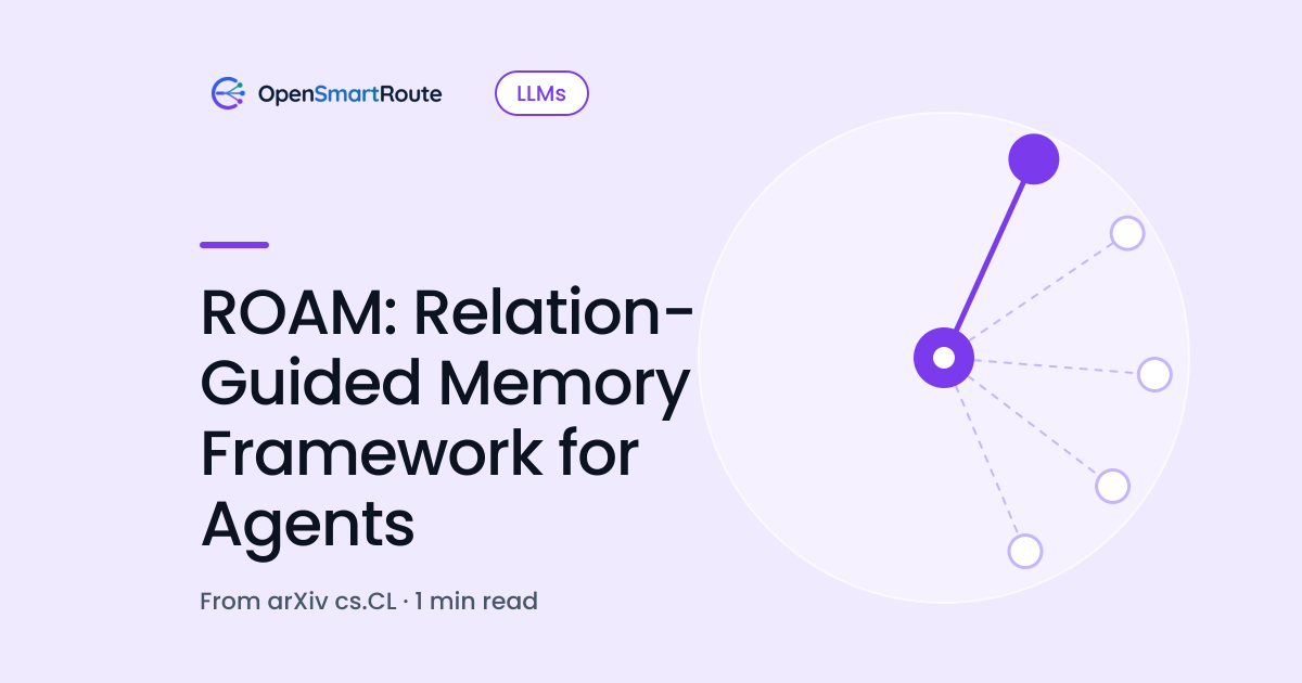 ROAM: Relation-Guided Memory Framework for Agents