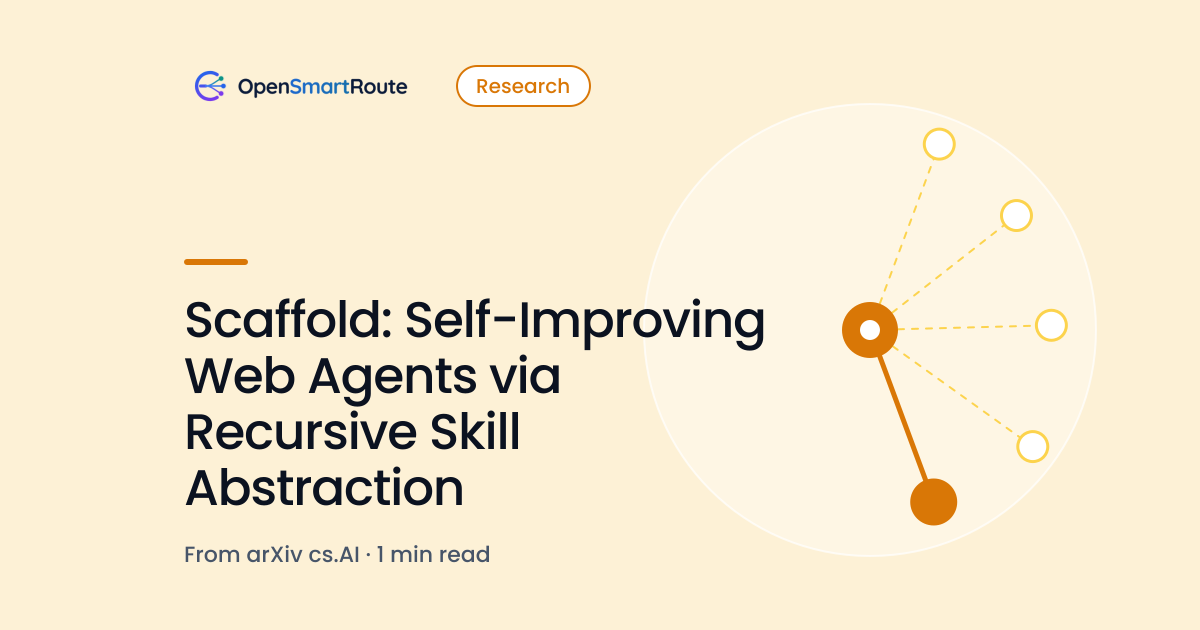 Scaffold: Self-Improving Web Agents via Recursive Skill Abstraction