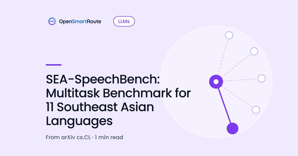 SEA-SpeechBench: Multitask Benchmark for 11 Southeast Asian Languages