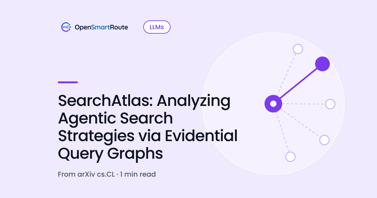 SearchAtlas: Analyzing Agentic Search Strategies via Evidential Query Graphs