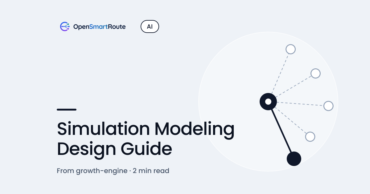Simulation Modeling Design Guide
