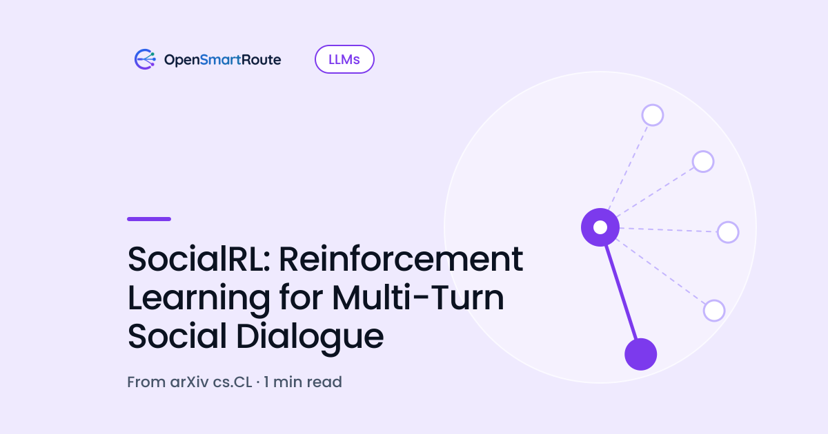SocialRL: Reinforcement Learning for Multi-Turn Social Dialogue