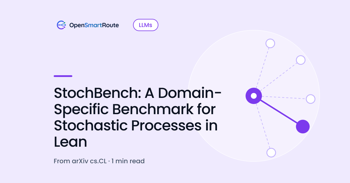 StochBench: A Domain-Specific Benchmark for Stochastic Processes in Lean