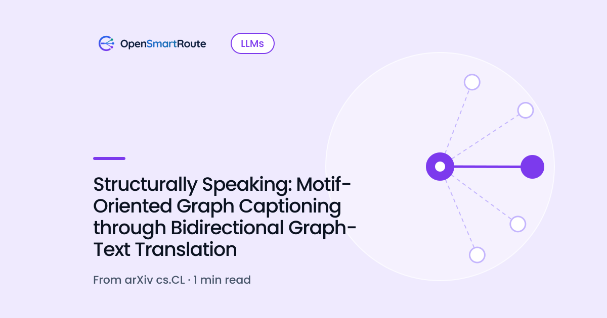 Structurally Speaking: Motif-Oriented Graph Captioning through Bidirectional Graph-Text Translation