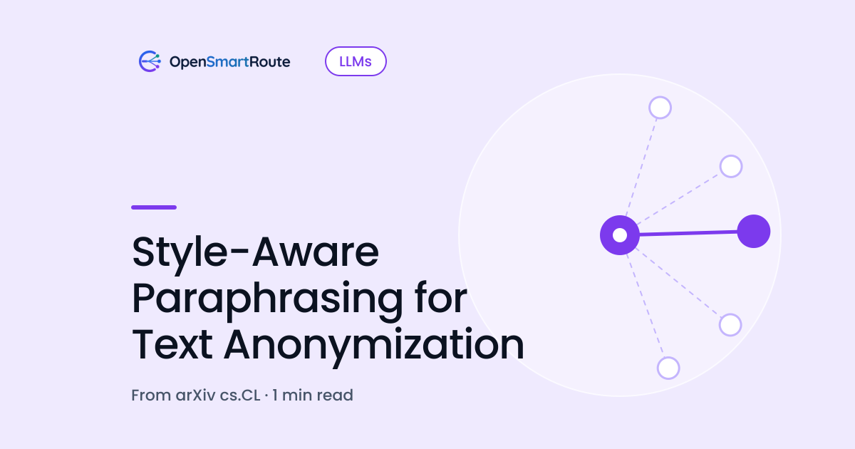 Style-Aware Paraphrasing for Text Anonymization