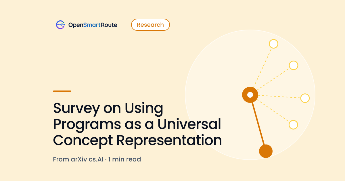 Survey on Using Programs as a Universal Concept Representation