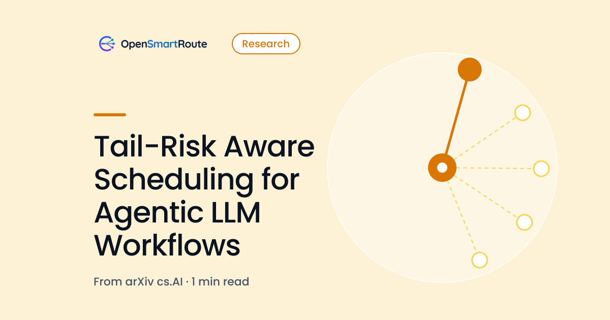 Tail-Risk Aware Scheduling for Agentic LLM Workflows