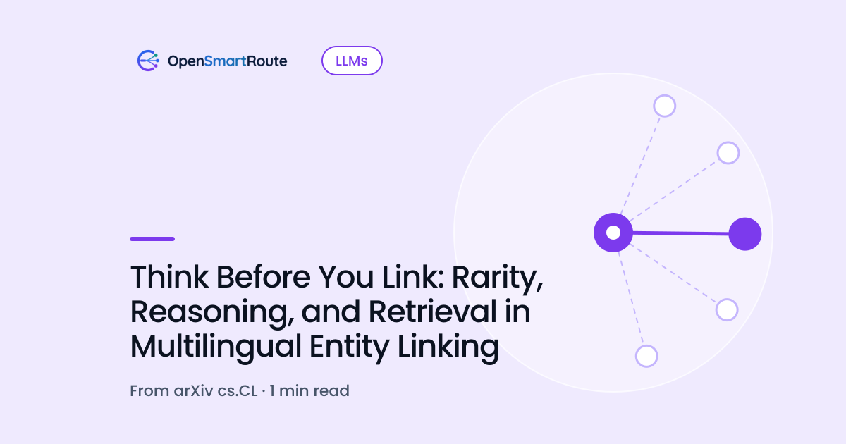 Think Before You Link: Rarity, Reasoning, and Retrieval in Multilingual Entity Linking