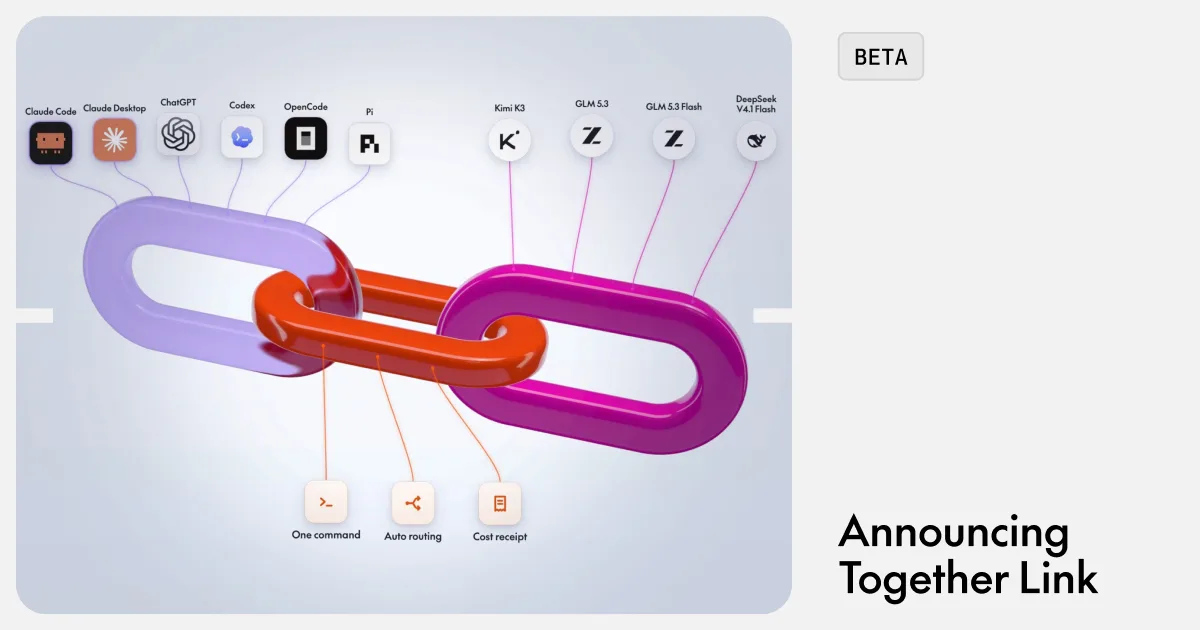 Together Link puts frontier open models in your existing coding agents