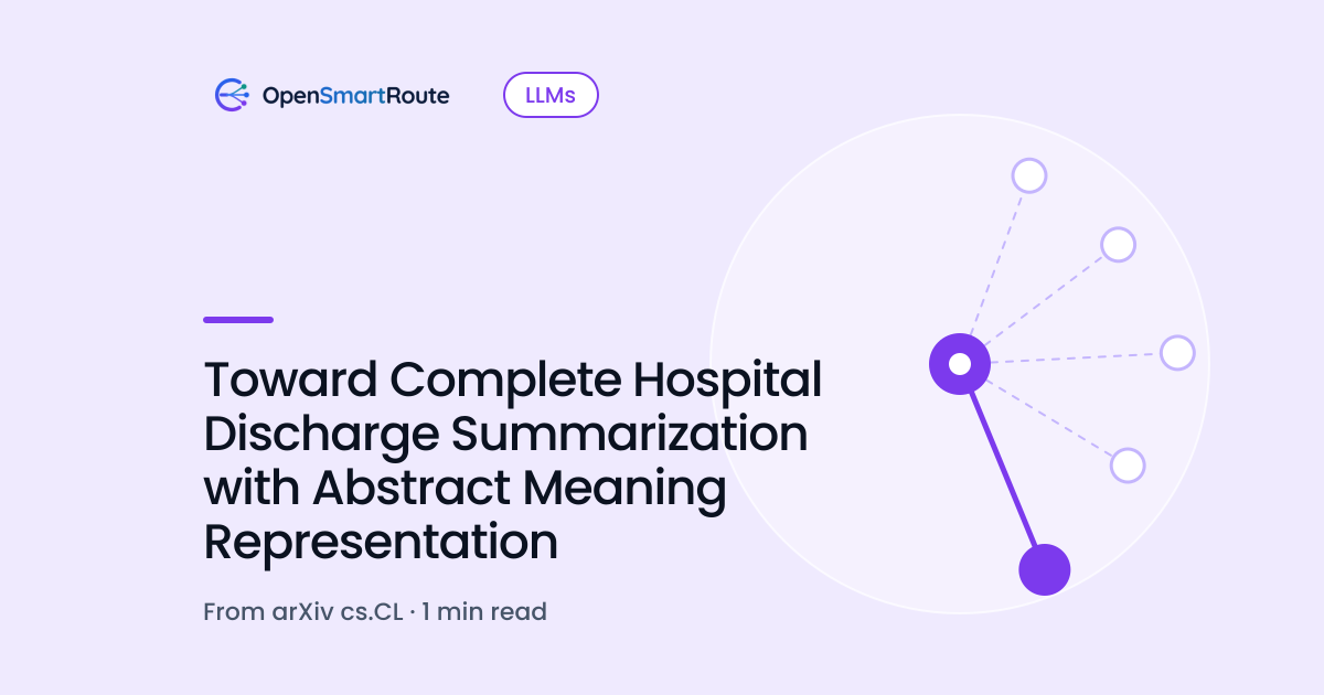 Toward Complete Hospital Discharge Summarization with Abstract Meaning Representation