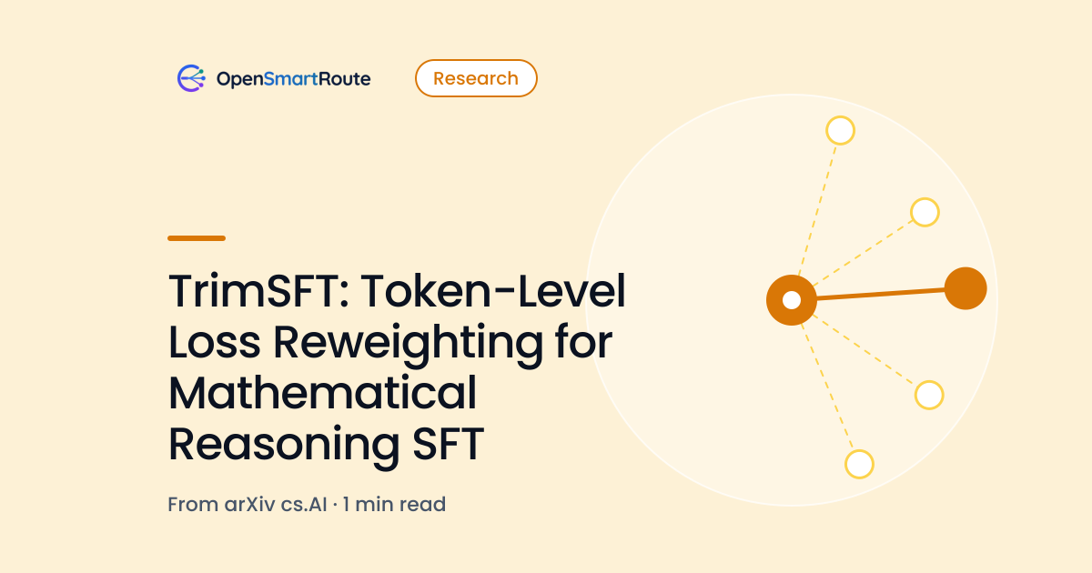 TrimSFT: Token-Level Loss Reweighting for Mathematical Reasoning SFT