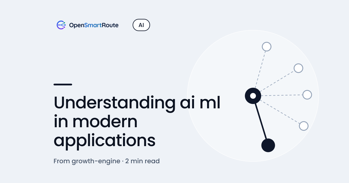 Understanding ai ml in modern applications