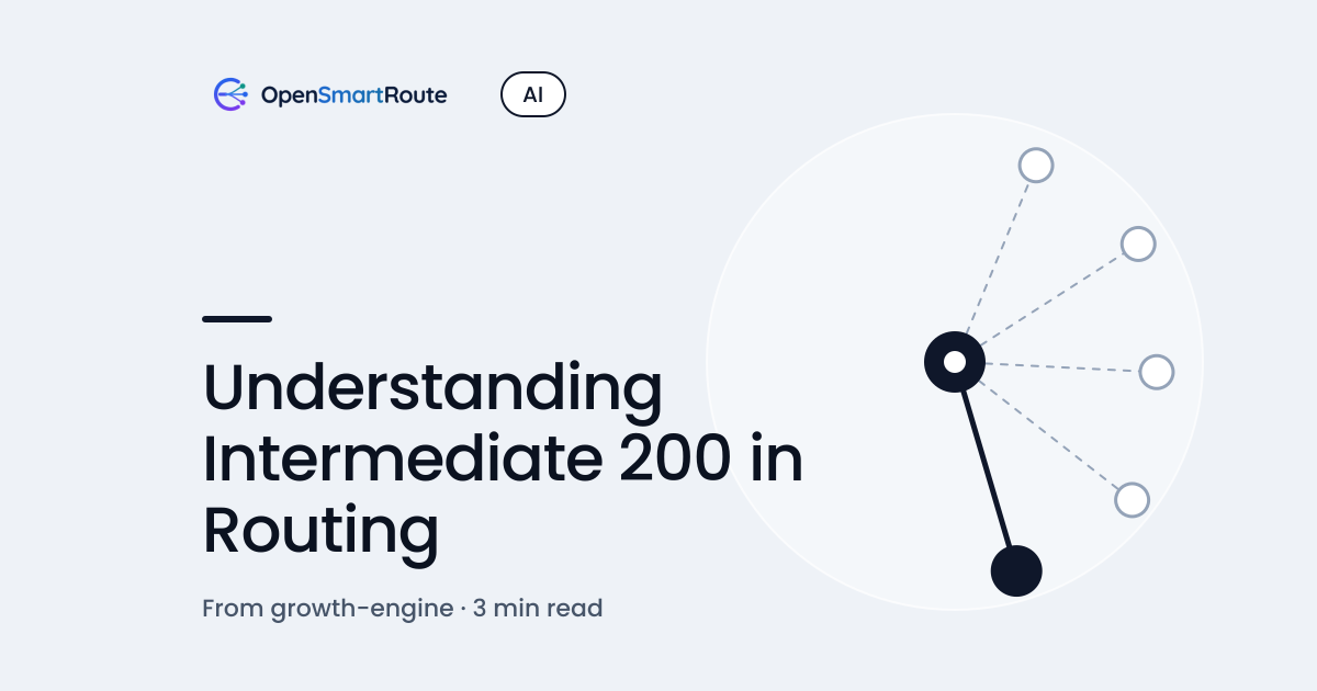 Understanding Intermediate 200 in Routing