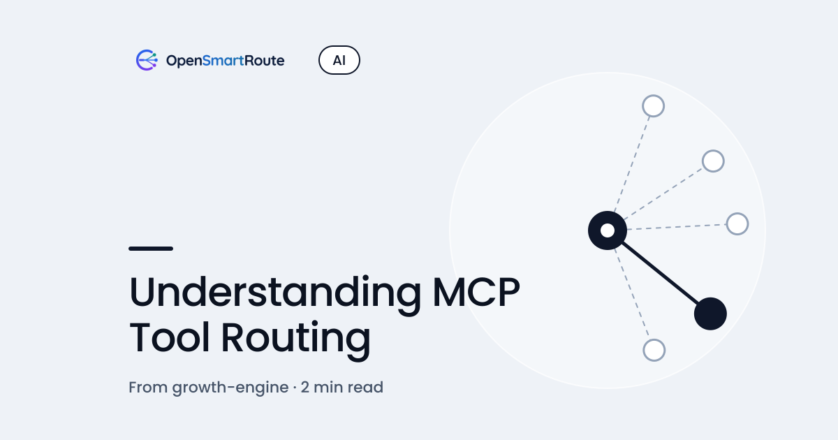 Understanding MCP Tool Routing