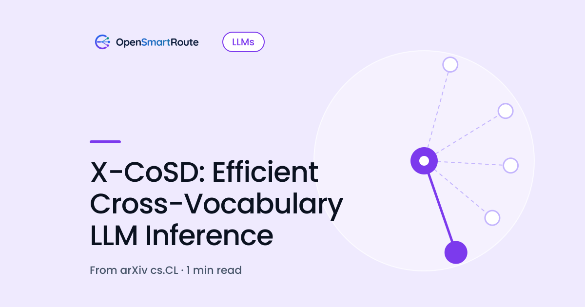 X-CoSD: Efficient Cross-Vocabulary LLM Inference