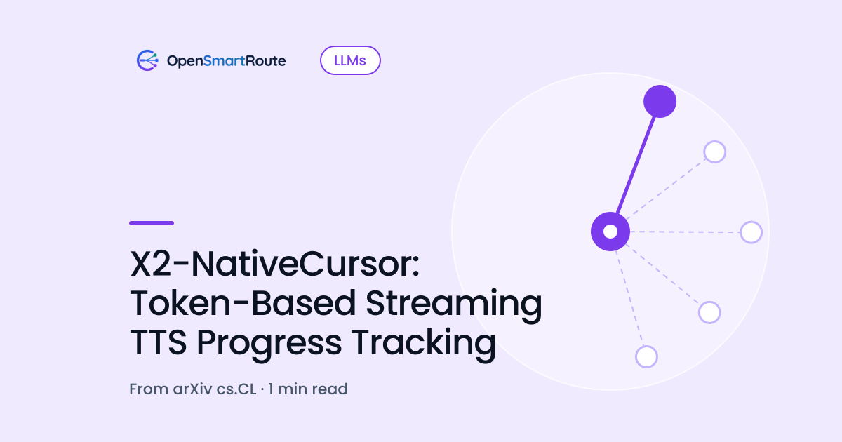 X2-NativeCursor: Token-Based Streaming TTS Progress Tracking